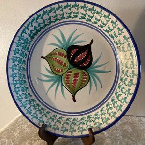 Vietri Italy Buon Giorno 14-1/2" Deep Round Platter